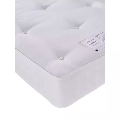 John Lewis Classic Collection 1200 Pocket Spring Mattress, Firm Tension, Single White | H26 x W90 x D190cm