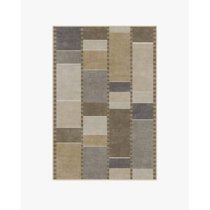 Vienna Beige & Stone Flatwoven Rug by Michael Michalsky - 120 x 185 cm - Rug + Cushioned Pad System