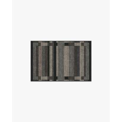 Paris Tonal Grey Flatwoven Rug by Michael Michalsky - 60 x 90 cm - Rug + Cushioned Pad System