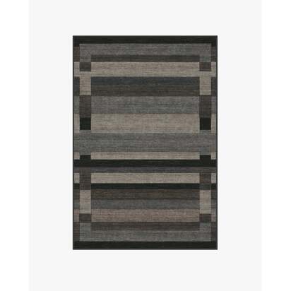 Paris Tonal Grey Flatwoven Rug by Michael Michalsky - 120 x 185 cm - Rug + Cushioned Pad System