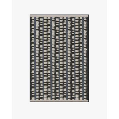 Berlin Charcoal & Sand Flatwoven Rug by Michael Michalsky - 120 x 185 cm - Rug + Pad System