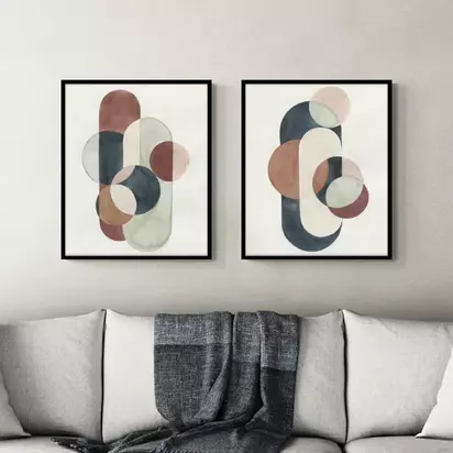 Set of 2 Loops Bounds Framed Prints