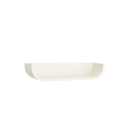 Salaya shelf in lacquered beige ash laminated plywood 60 x 12 cm