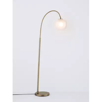 John Lewis Magnolia Floor Lamp, Antique Brass Antique Brass | cm