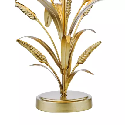 Där Phaedra Leaf Table Lamp, Gold Gold Gold | H52 x W28 x D28cm