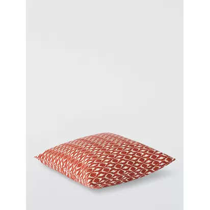 John Lewis Inka Indoor/Outdoor Cushion Cayenne | 45 x 45cm