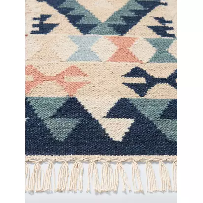 John Lewis Anika Kelim Wool Rich Rug, Multi, Runner, L240 x W70cm Multi | H6 x W70 x D240cm