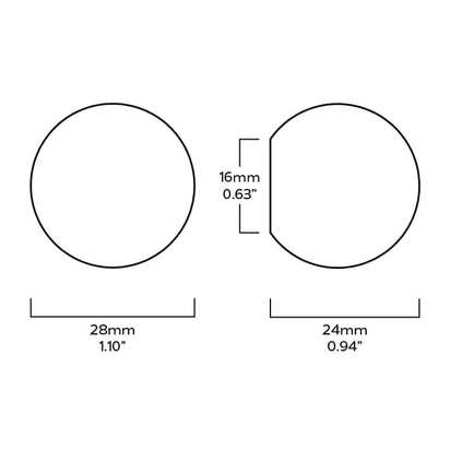KOJI Round Knob - Brass - Default Title