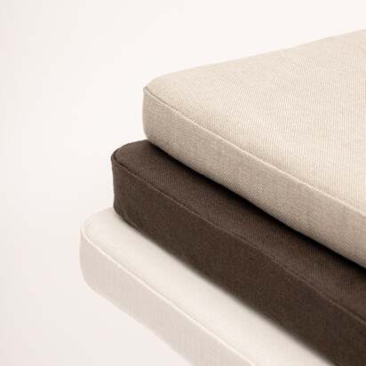 Linen Seat Pad - Natural Flax