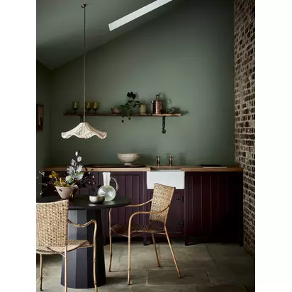 The Little Greene Paint Company Absolute Matt Emulsion, Strong Greens Windmill Lane | Tester Pot 60ml