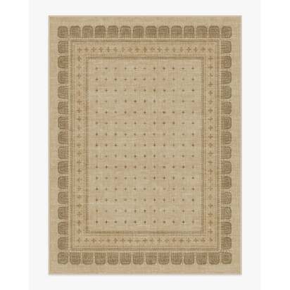 Beatrice Tan Flatwoven Rug - 275 x 365 cm - Rug + Pad System