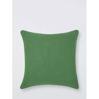 John Lewis Chevron Border Cushion Green | 45 x 45cm