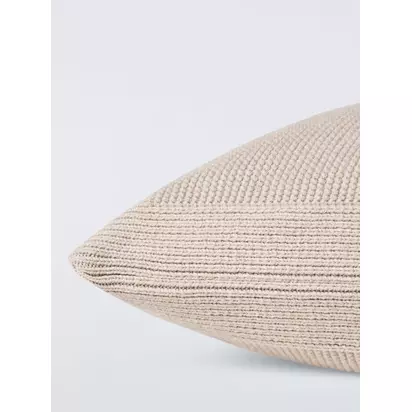 John Lewis Rye Knit Cushion Nougat | 50 x 50cm