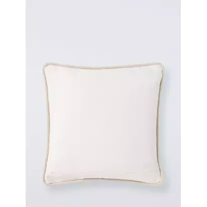 John Lewis Corded Geo Cushion, Natural Natural | 45 x 45cm