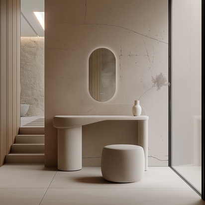 Origins Living Claris Capsule LED Illuminated Mirror with Demister Pad - 450 x 900mm