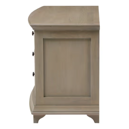 Winchcombe Smoked Oak Wide 3 Drawer Bedside