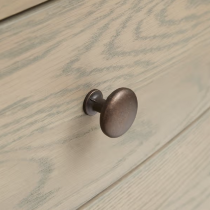Winchcombe Smoked Oak Wide 3 Drawer Bedside
