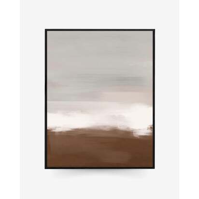 Dusk III Framed Canvas 53 x 73 cm Black