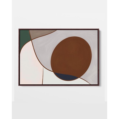 Ahead Of The Curve Framed Canvas 73 x 103 cm Black