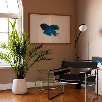 Metaverse Framed Art 73 x 103 cm Black Frame