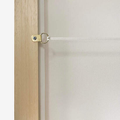 Brushed Haze Framed Canvas 73 x 103 cm Brown