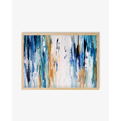 Abstract 261 Framed Art 33 x 43 cm Black Frame