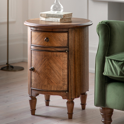 Hilden Drum Side Table 450x450x580mm