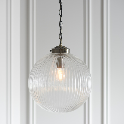 Brydon Pendant Light Clear Glass 600-1000mm