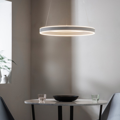 Lewes Pendant Light Matt Nickel