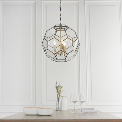 Miele 3 Pendant Light Antique Brass
