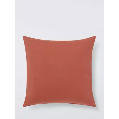 John Lewis Palm Border Indoor/Outdoor Cushion, Cayenne Ceyenne | 50 x 50cm