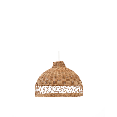 Loura rattan ceiling lamp shade with natural finish Ã˜40cm
