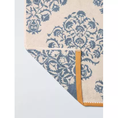 John Lewis x Sanderson Ottoman Towels Dove Blue | H90 x W50 x D1cm