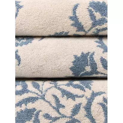 John Lewis x Sanderson Ottoman Towels Dove Blue | H90 x W50 x D1cm