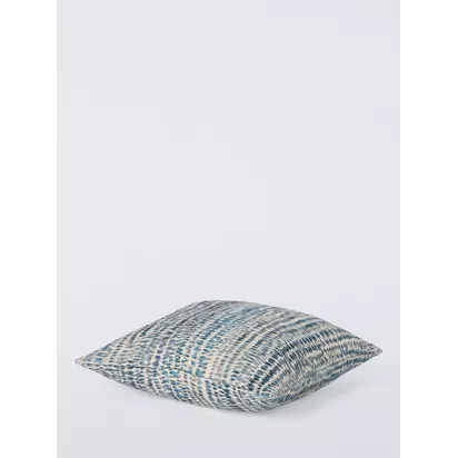 John Lewis Watercolour Abstract Cushion Blue/Multi | 45 x 45cm