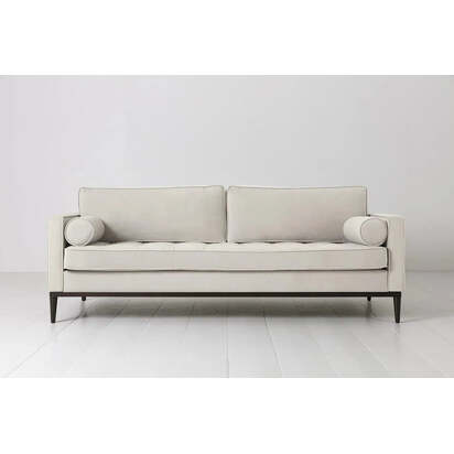 Model 02 3-Seater Sofa Bed Bone from Swyft