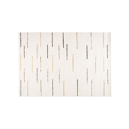Loaf 140cm x 200cm Roddy Wool Rug in Natural Rugs
