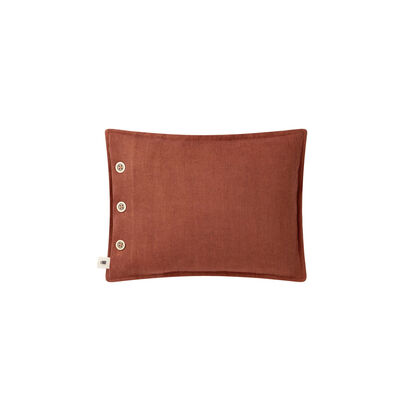 Loaf | Easy Buttons | 30 x 40 cm Linen Cushion | Terracotta