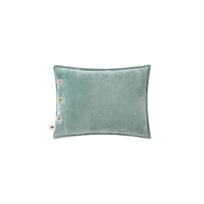 Loaf | Easy Buttons | 30 x 40 cm Velvet Cushion | Teal