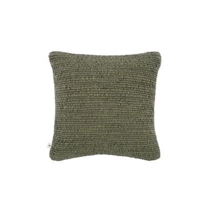 Loaf | Knitty | 43 x 43 cm Wool Cushion | Green
