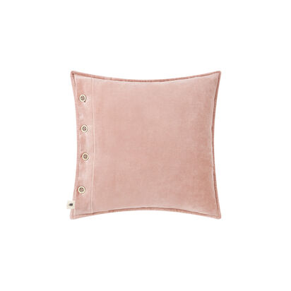 Loaf | Easy Buttons | 43 x 43 cm Velvet Cushion | Pink