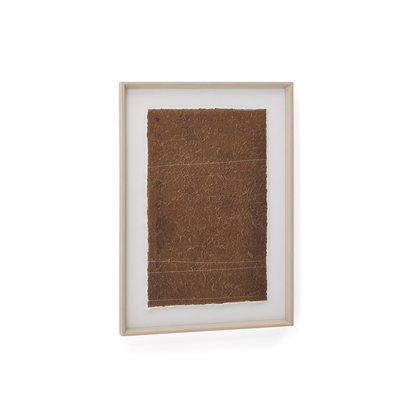 Durkan picture on brown recycled paper, 50 x 70 cm