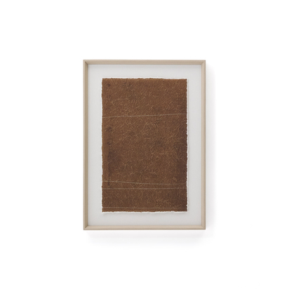 Durkan picture on brown recycled paper, 50 x 70 cm