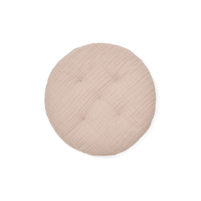 Laily pink cushion made of 100% cotton Ã˜30 cm
