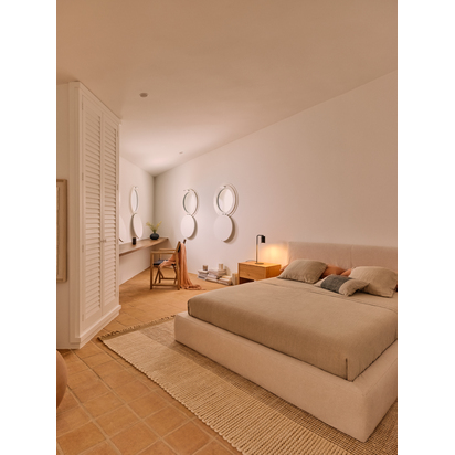 Lorin green linen and cotton cushion cover with fringing 30 x 50cm