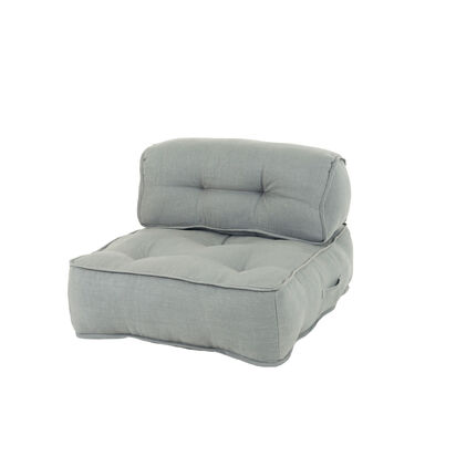 Loaf Prop And Flop Linen Floor Cushion in Pale Blue