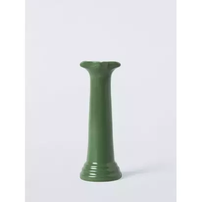 John Lewis x Sanderson Pamir Candle Stick Holder, Green Green | H15.70 x W6 x D6cm