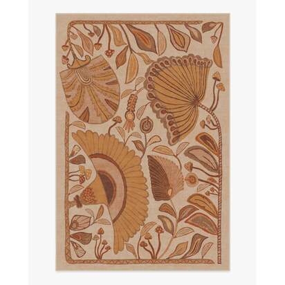 Alice Mellow Yellow Flatwoven Rug by Jungalow - 200 x 290 cm - Rug + Cushioned Pad System