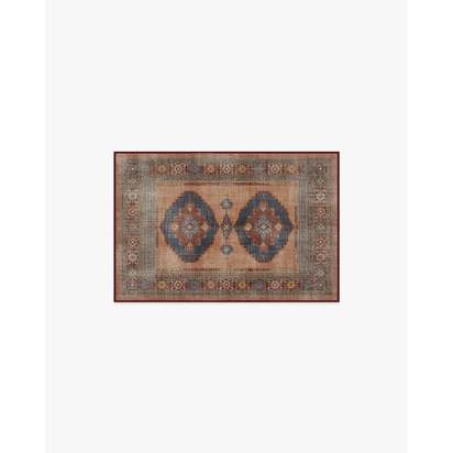 Marcela Copper Coral Flatwoven Rug - 200 x 290 cm - Rug + Cushioned Pad System