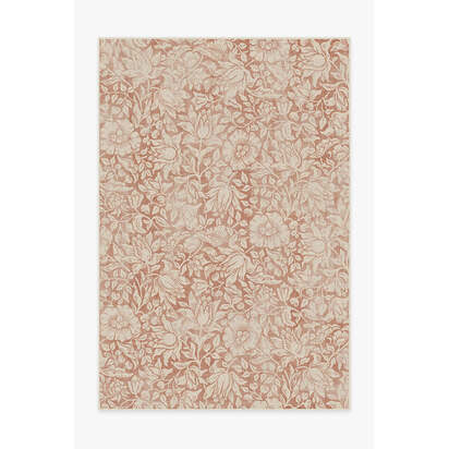 Mallow Rust Flatwoven Rug by Morris & Co. - 200 x 290 cm - Rug + Cushioned Pad System